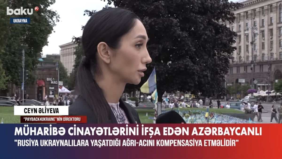 : Jane Alieva for Report AZ about Mama Jane Foundation work and Payback4Ukraine campaign